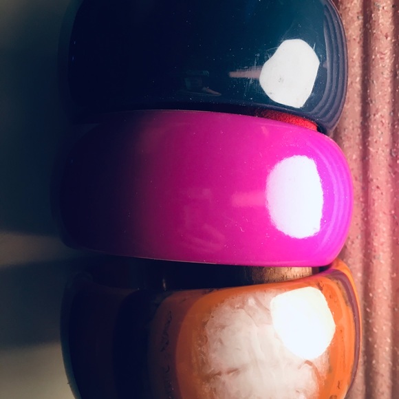 Set of 3 Enamel Bangle Bracelets $9 - Picture 4 of 8